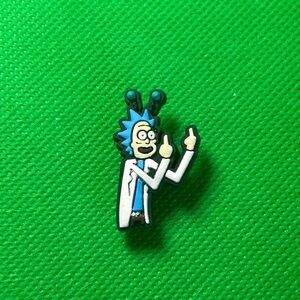 🌼 (5/$10 or 10/$15) NEW Rick and Morty Croc Charm. Bundle up to save more.